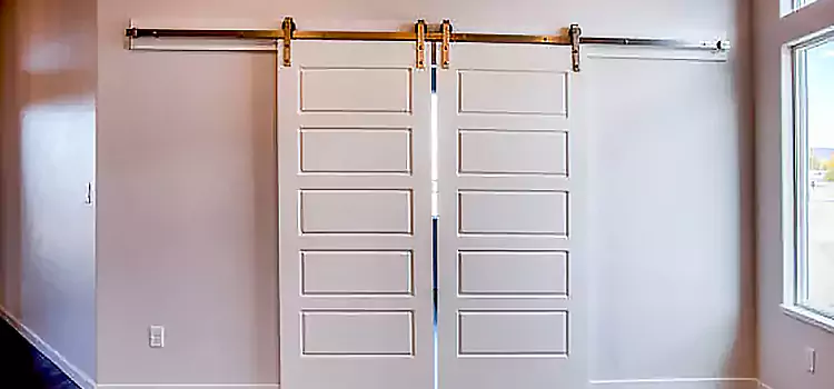 Glass Barn Door with Installation Hardware Kit Norristown